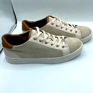 COACH Paddy Suede/Mat Calf Chalk/Saddle